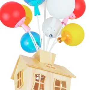 Lámpara infantil modelo Casa con globos