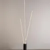 Pie de lámpara vertical con tres varillas, moderno y minimalista