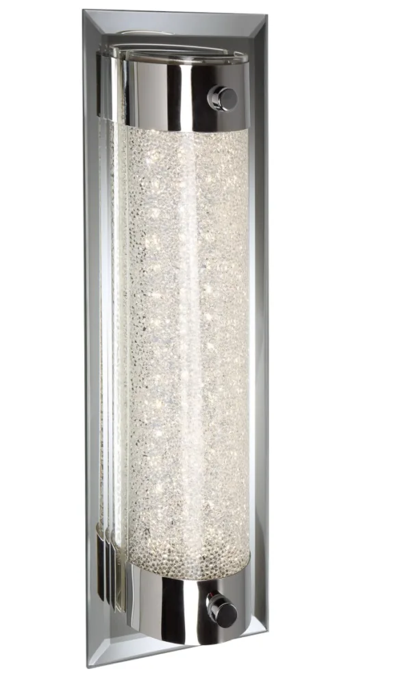 Aplique led color cromo, 8W tono luz 4000K