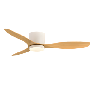 Ventilador de techo con aspas de madera modelo LM0092, elegante y funcional, disponible en Lamparas Mostoles.