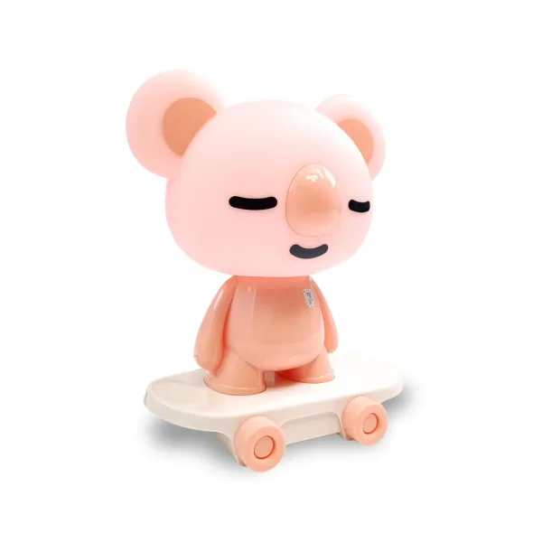 Lámpara decorativa infantil en forma de koala gris modelo LM0228A, disponible en Lámparas Móstoles.