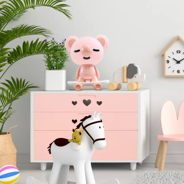 Lámpara decorativa infantil en forma de koala gris modelo LM0228A, disponible en Lámparas Móstoles.
