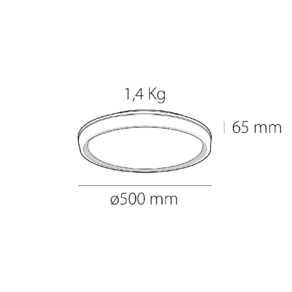 Lámpara de Techo Plafón Led Jano. Moderno y funcional