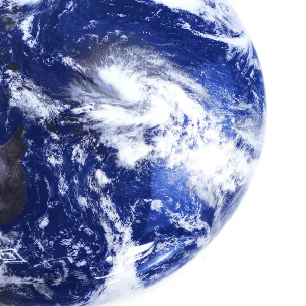Plafón de techo LED Earth con diseño de la tierra, regulable con mando a distancia
