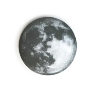 Plafón de techo LED Moon con diseño de la luna, regulable con mando a distancia