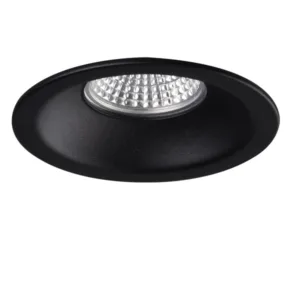 Foco empotrable LED de aluminio fijo en blanco o negro. Ideal para cualquier estilo.