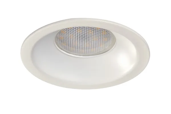 Foco empotrable LED de aluminio fijo en blanco o negro. Ideal para cualquier estilo.