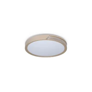 Plafón de techo LED con diseño moderno en color gris, blanco o champagne, ideal para interiores elegantes.