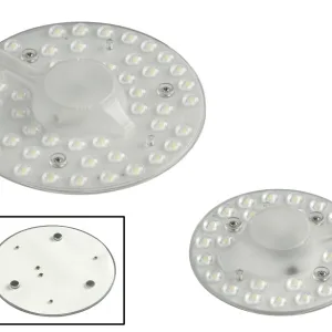 Placa LED de sustitución EL-3-F y EL-3-N, 20W, 1600 lúmenes, instalación directa a 220V y fijación por imanes. Disponible en 6000K (fría) y 4000K (neutra).