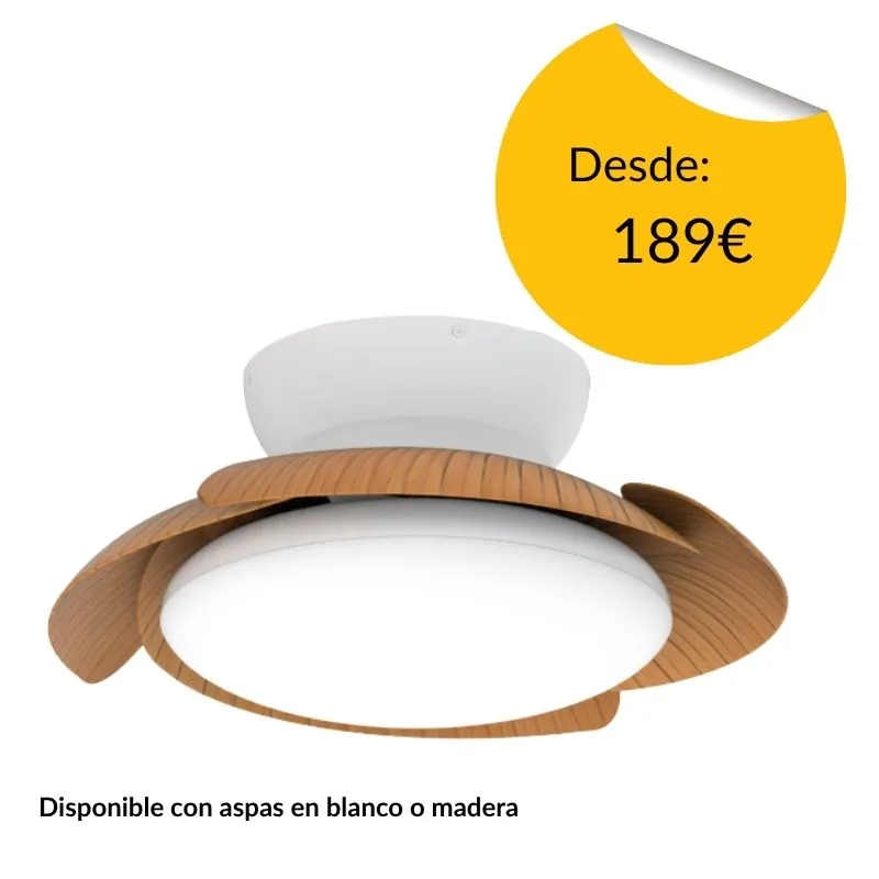 Ventilador Aloha lamparas mostoles