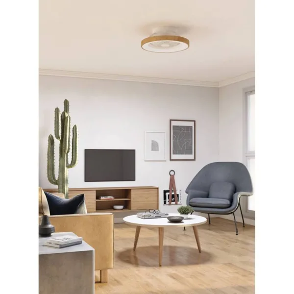 Ventilador Tibet y Tibet Mini con motor silencioso, luz regulable y control inteligente