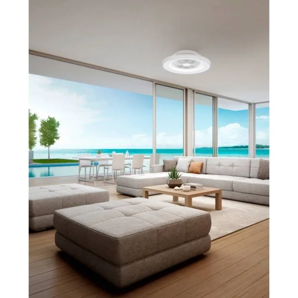 Ventilador Tibet y Tibet Mini con motor silencioso, luz regulable y control inteligente