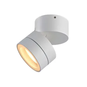 Foco de superficie IP65 Saler orientable 90° para bombilla GX53 en blanco, negro, antracita o corten