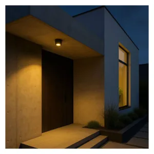 Foco de superficie IP65 Saler orientable 90° para bombilla GX53 en blanco, negro, antracita o corten