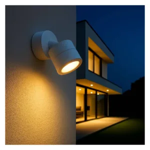 Foco de superficie IP65 Saler orientable 90° para bombilla GX53 en blanco, negro, antracita o corten