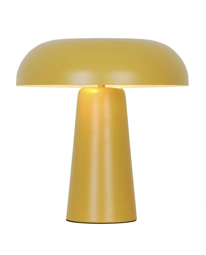 Lámpara de sobremesa retro IDEA – metálica 2 x E14 (31×30×30 cm) Sobremesa retro IDEA metálica con dos casquillos E14 y pantalla cóncava, colores pastel