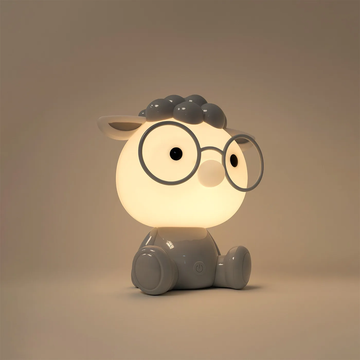 Lámpara infantil oveja LED “Sheep” – recargable USB y táctil Lámpara infantil con forma de oveja, LED 3W, luz neutra con 3 intensidades y batería recargable USB