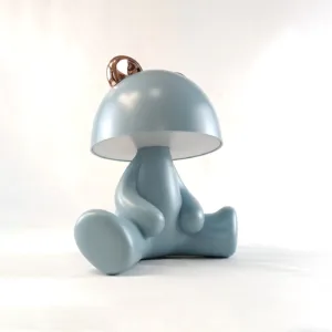 Lámpara infantil con forma de rana, LED 3000 K y altavoz Bluetooth, color pastel