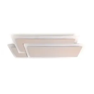 Plafón ORION rectangular – LED regulable con mando, CCT 3500–6500K (blanco o greige) 6 Plafón ORION rectangular con LED regulable e intercambio de color 3500–6500K mediante mando