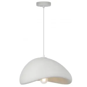 Colgante ONA de polietileno con diseño moderno redondeado y casquillo E27