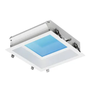 Downlight empotrable BLUESKY efecto claraboya cielo azul con LED 4000K y luz asimétrica