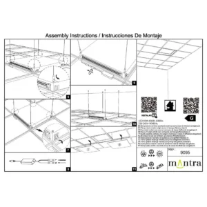 Downlight empotrable BLUESKY efecto claraboya cielo azul con LED 4000K y luz asimétrica