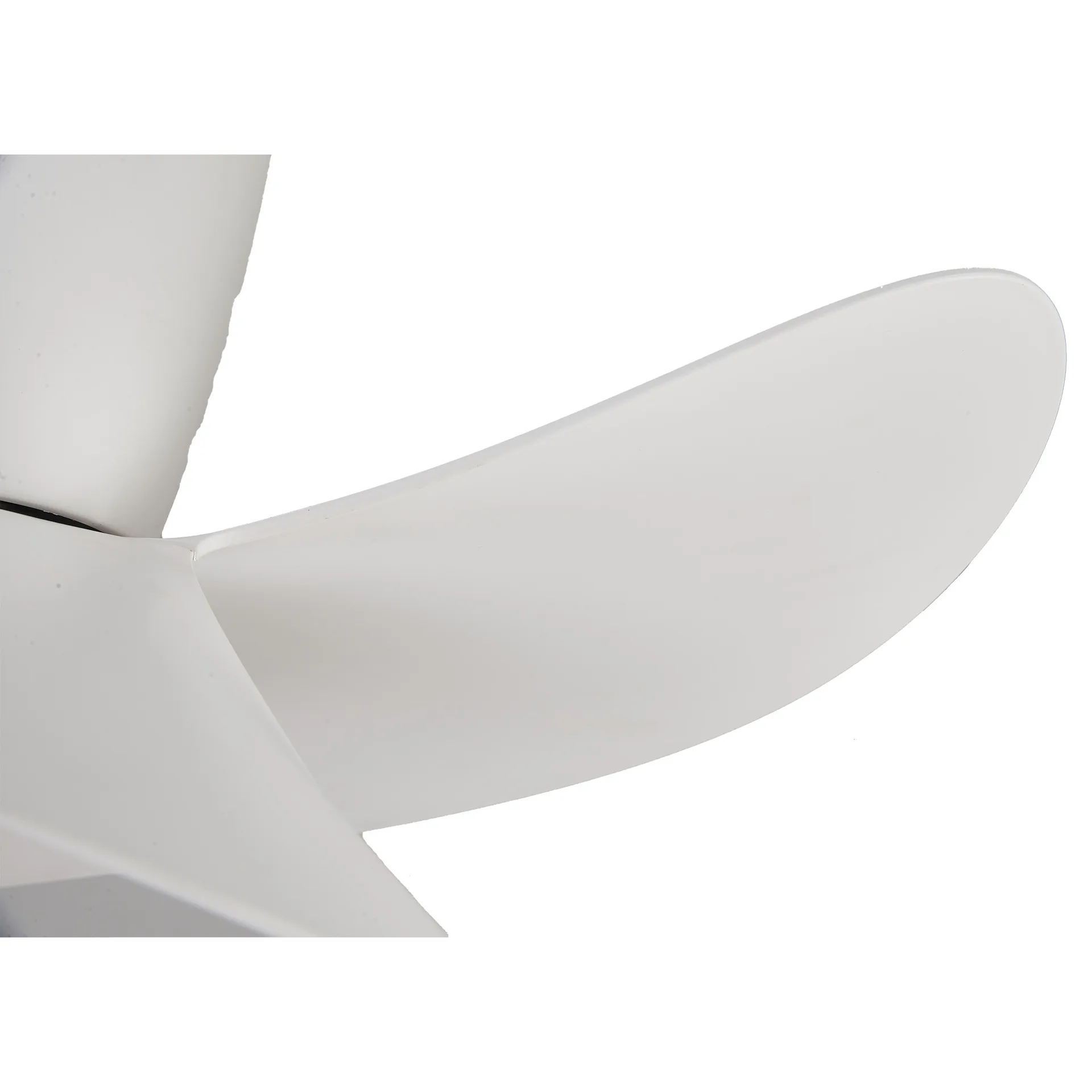 Ventilador de techo ONA – LED regulable y diseño orgánico Ventilador ONA con aspas curvas orgánicas y luz LED regulable 3000–5000K, mando LCD